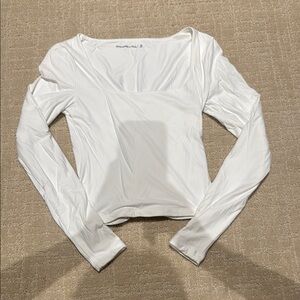 Abercrombie & Fitch square neck long sleeve